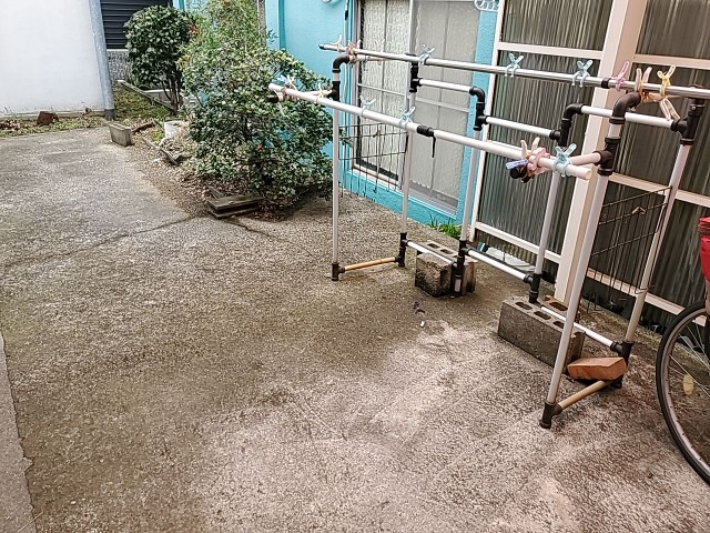 フェンス設置　施工前